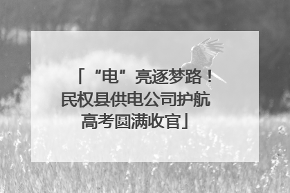 “电”亮逐梦路！民权县供电公司护航高考圆满收官