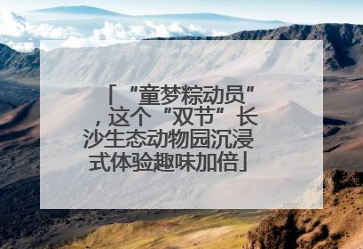 “童梦粽动员”，这个“双节”长沙生态动物园沉浸式体验趣味加倍