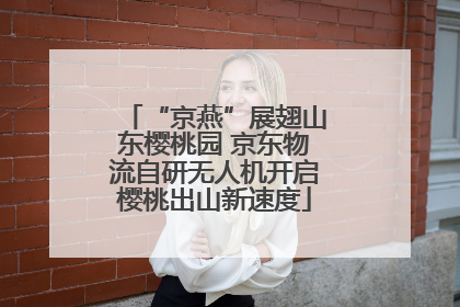 “京燕”展翅山东樱桃园 京东物流自研无人机开启樱桃出山新速度