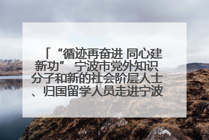 “循迹再奋进 同心建新功” 宁波市党外知识分子和新的社会阶层人士、归国留学人员走进宁波舟山港穿山港区