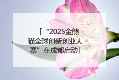 “2025金熊猫全球创新创业大赛”在成都启动