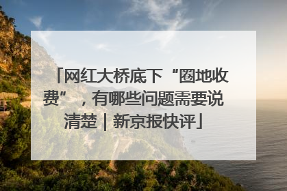 网红大桥底下“圈地收费”，有哪些问题需要说清楚｜新京报快评