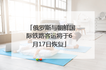 俄罗斯与朝鲜国际铁路客运将于6月17日恢复