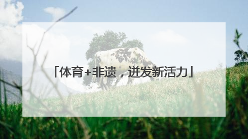 体育+非遗，迸发新活力