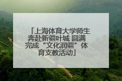 上海体育大学师生奔赴新疆叶城 圆满完成“文化润疆”体育支教活动