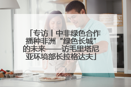 专访丨中非绿色合作播种非洲“绿色长城”的未来——访毛里塔尼亚环境部长拉格达夫