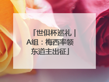 世俱杯巡礼｜A组：梅西率领东道主出征
