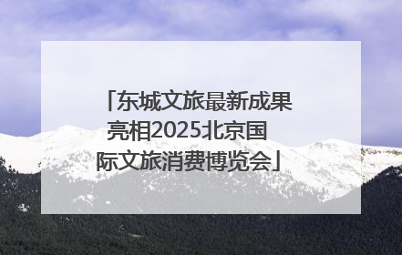 东城文旅最新成果亮相2025北京国际文旅消费博览会