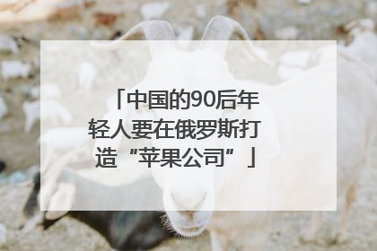 中国的90后年轻人要在俄罗斯打造“苹果公司”