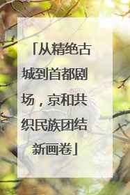 从精绝古城到首都剧场，京和共织民族团结新画卷