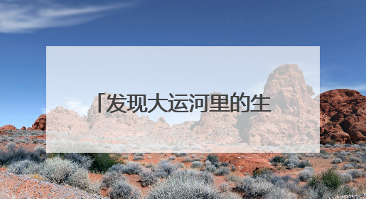 发现大运河里的生态文明｜扬州：让致富河流淌出好生态