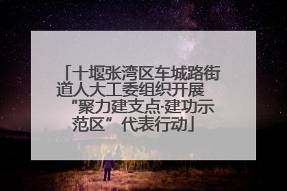 十堰张湾区车城路街道人大工委组织开展 “聚力建支点·建功示范区”代表行动