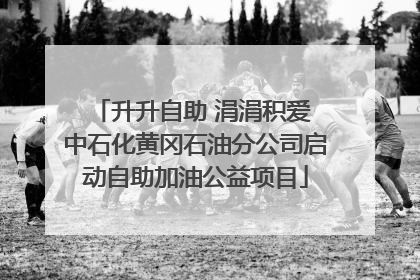 升升自助 涓涓积爱 中石化黄冈石油分公司启动自助加油公益项目