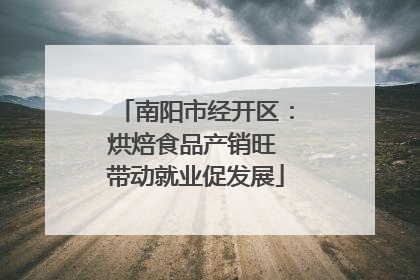 南阳市经开区：烘焙食品产销旺 带动就业促发展