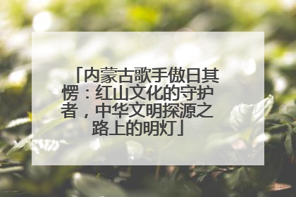 内蒙古歌手傲日其愣：红山文化的守护者，中华文明探源之路上的明灯