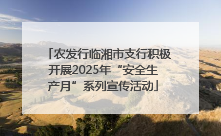 农发行临湘市支行积极开展2025年“安全生产月”系列宣传活动