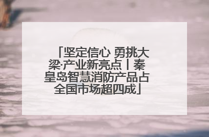 坚定信心 勇挑大梁·产业新亮点丨秦皇岛智慧消防产品占全国市场超四成