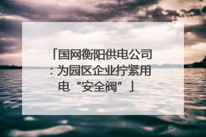 国网衡阳供电公司：为园区企业拧紧用电“安全阀”