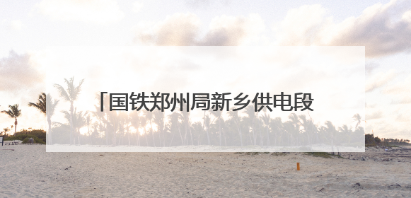 国铁郑州局新乡供电段：全力迎战高“烤”