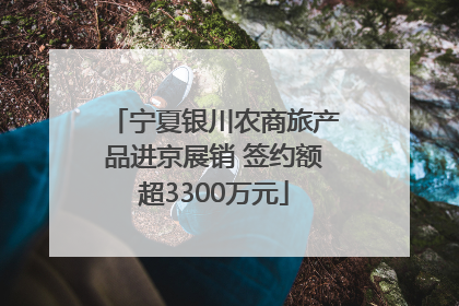 宁夏银川农商旅产品进京展销 签约额超3300万元