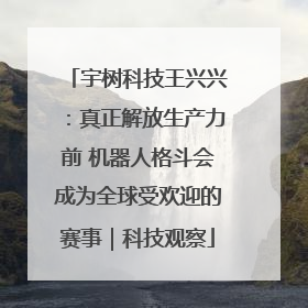 宇树科技王兴兴：真正解放生产力前 机器人格斗会成为全球受欢迎的赛事｜科技观察