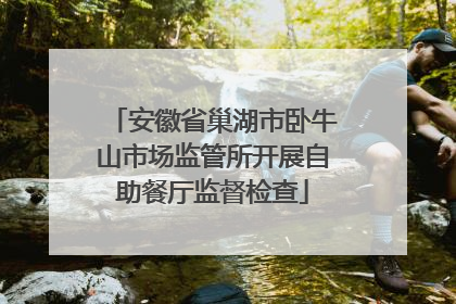 安徽省巢湖市卧牛山市场监管所开展自助餐厅监督检查