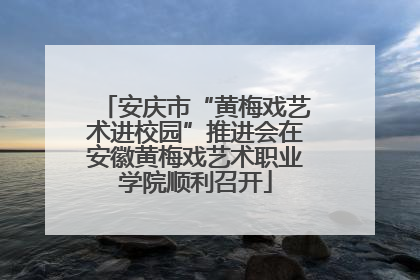 安庆市“黄梅戏艺术进校园”推进会在安徽黄梅戏艺术职业学院顺利召开