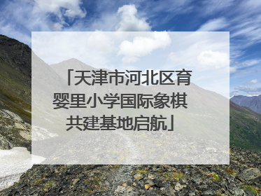 天津市河北区育婴里小学国际象棋共建基地启航