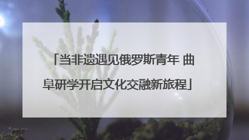 当非遗遇见俄罗斯青年 曲阜研学开启文化交融新旅程