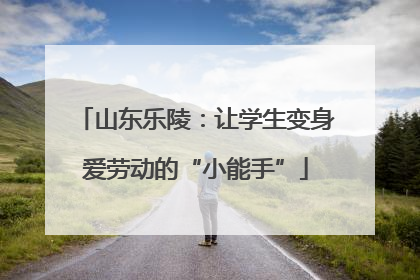 山东乐陵：让学生变身爱劳动的“小能手”