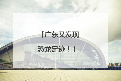 广东又发现恐龙足迹！