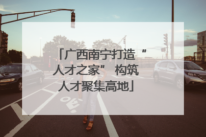 广西南宁打造“人才之家” 构筑人才聚集高地