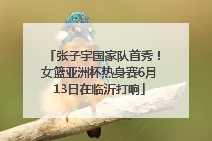 张子宇国家队首秀！女篮亚洲杯热身赛6月13日在临沂打响