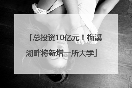 总投资10亿元！梅溪湖畔将新增一所大学
