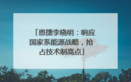 恩捷李晓明：响应国家系能源战略，抢占技术制高点