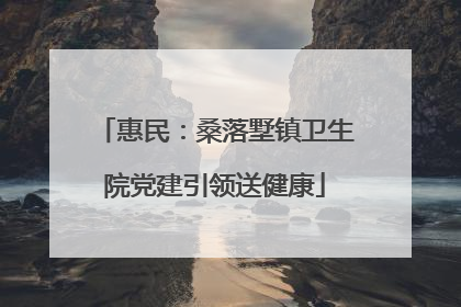 惠民：桑落墅镇卫生院党建引领送健康