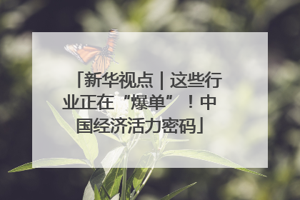 新华视点｜这些行业正在“爆单”！中国经济活力密码