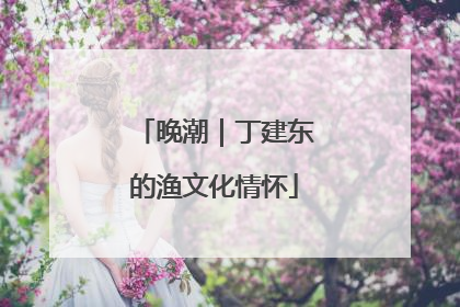 晚潮｜丁建东的渔文化情怀