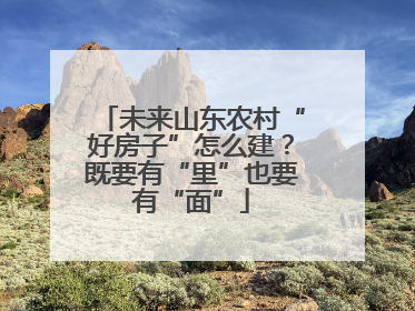 未来山东农村“好房子”怎么建？既要有“里”也要有“面”