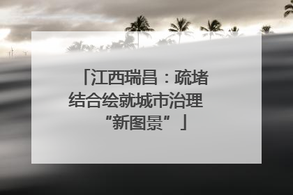 江西瑞昌：疏堵结合绘就城市治理“新图景”