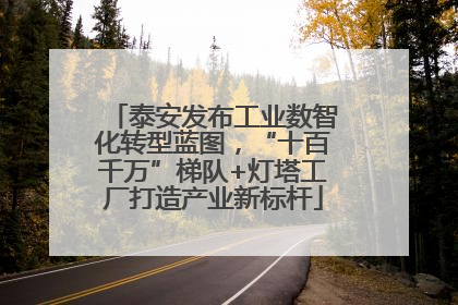 泰安发布工业数智化转型蓝图，“十百千万”梯队+灯塔工厂打造产业新标杆