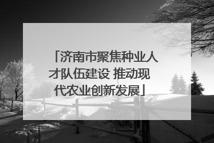济南市聚焦种业人才队伍建设 推动现代农业创新发展