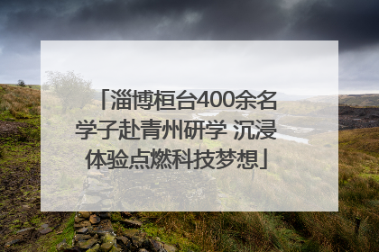 淄博桓台400余名学子赴青州研学 沉浸体验点燃科技梦想