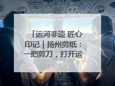 运河非遗 匠心印记｜扬州剪纸：一把剪刀，打开运河千年风韵