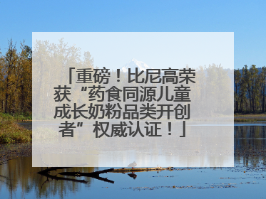 重磅！比尼高荣获“药食同源儿童成长奶粉品类开创者”权威认证！