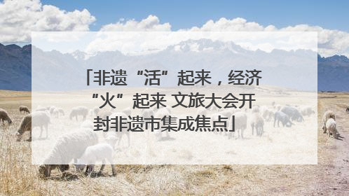 非遗“活”起来，经济“火”起来 文旅大会开封非遗市集成焦点