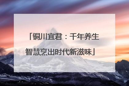 铜川宜君：千年养生智慧烹出时代新滋味