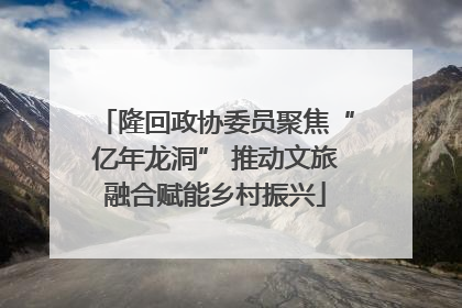 隆回政协委员聚焦“亿年龙洞” 推动文旅融合赋能乡村振兴