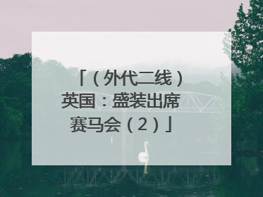 （外代二线）英国：盛装出席赛马会（2）