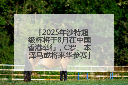 2025年沙特超级杯将于8月在中国香港举行，C罗、本泽马或将来华参赛